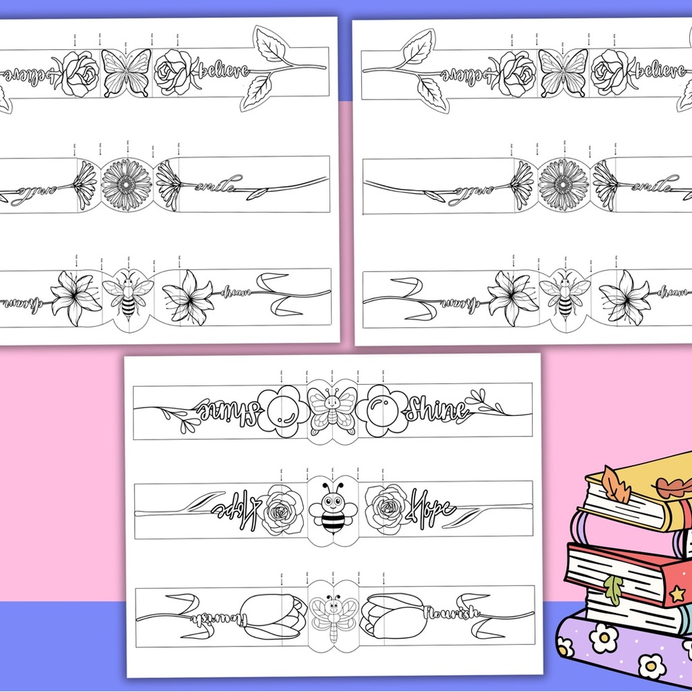 3D Printable Bookmarks Set - Picture 2 of 2